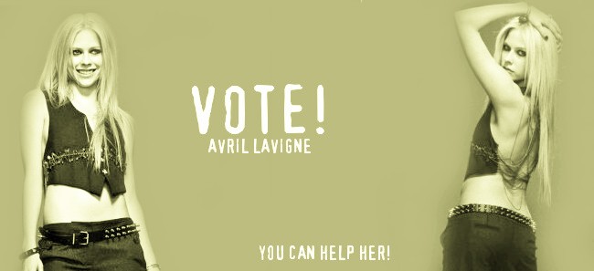Vote! Avril Lavigne