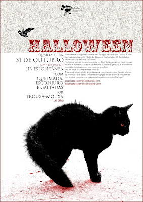 Cartaz da Festa de Halloween 2007 da Espontânea
