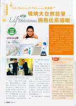 ATM Life Mattress terpilih di muat di majalah kesehatan Singapore