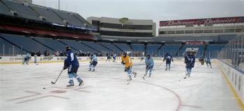 Pens practice at Rich Stadium in Orchard Park, NY Dec 31st