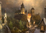 Harry Potter theme park artist rendering