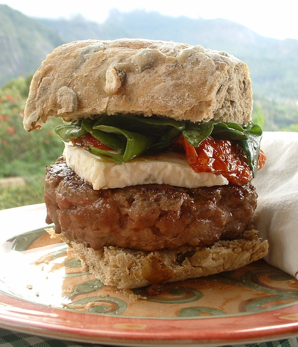 [burger+w+chevre+spinach+dried+toms.JPG]