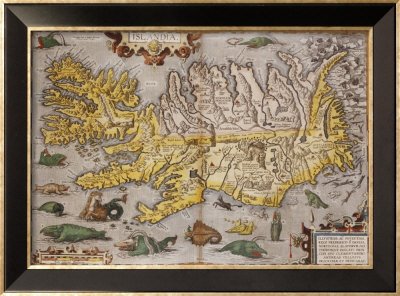 [PF_1954372~Hand-Colored-Map-of-Iceland-1595-Posters.jpg]