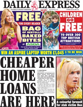 A typically twisting profiteering scam plugged by the DAILY EXPRESS Saturday 19 July 2008