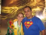 Eu e a Fabi Gripa Medalha de ouro no Pan
