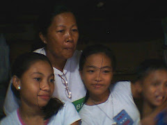 my mother, cousin and friends