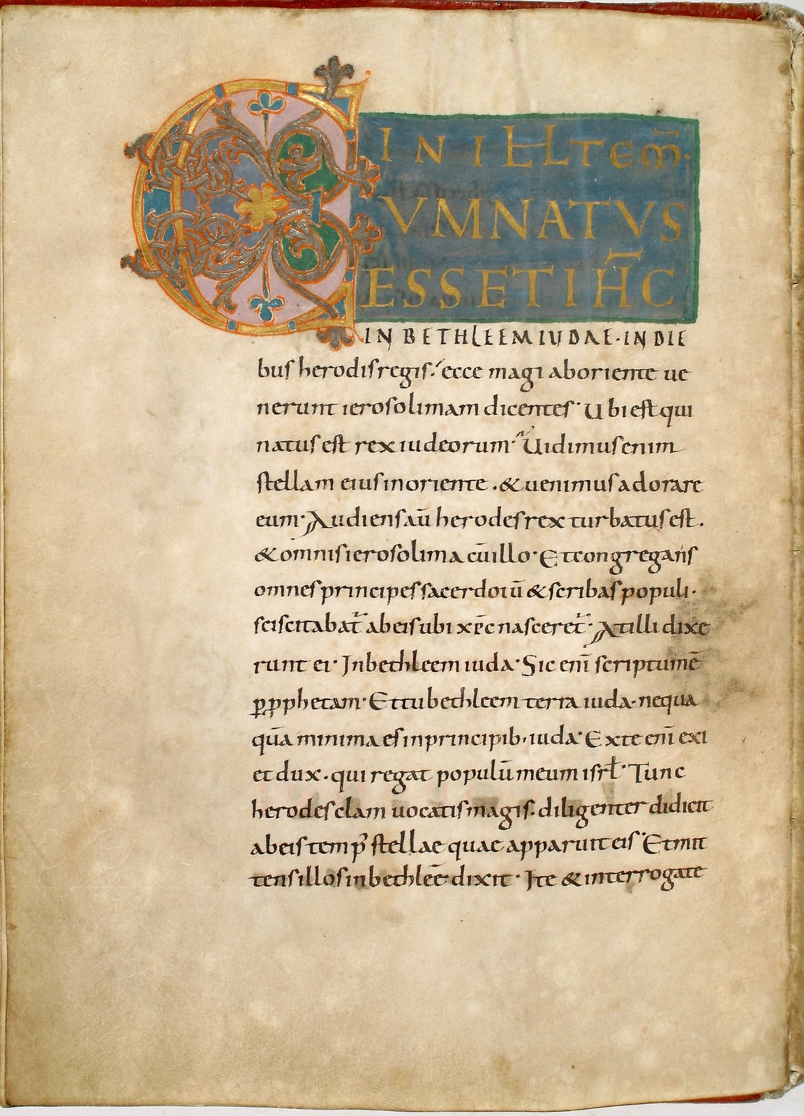 Codex Gero carolingian script