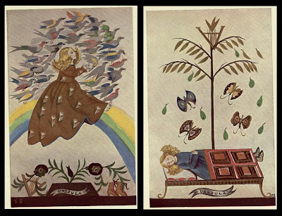 2 Polish kids book images b - Jan Kochanowski 1930 - Treny
