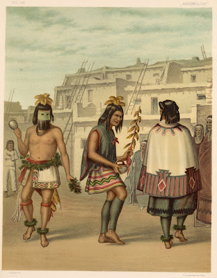 Zuni Pueblo dance 1878 New Mexico