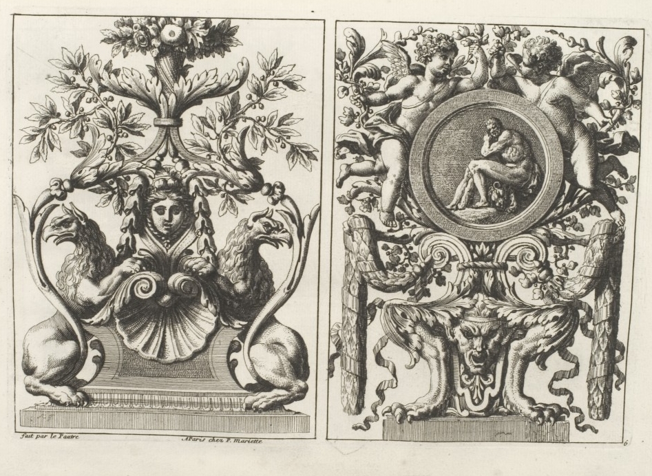 17th cent. french ornamental motifs