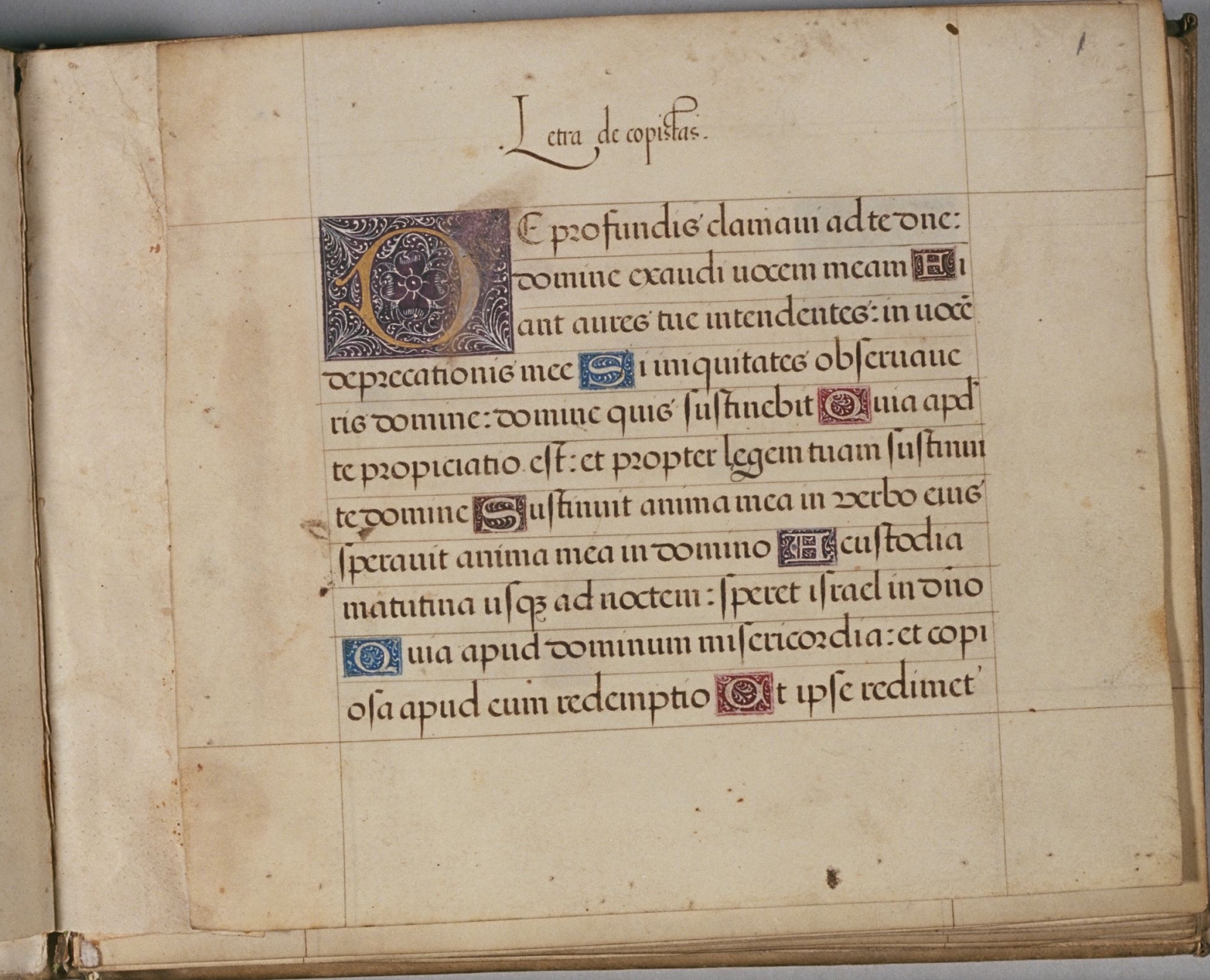letra de copistas - manuscript illumination examples