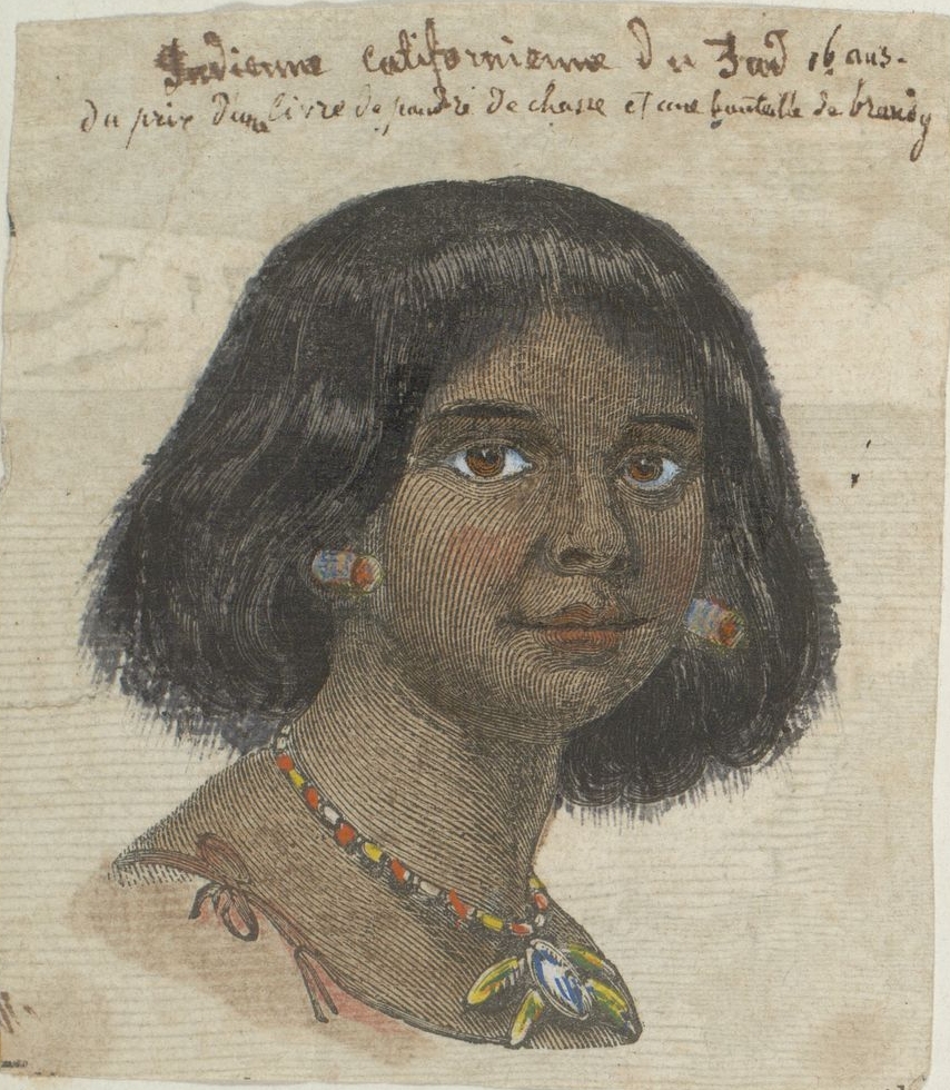 female native American head