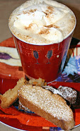 Pumpkin Spiced Latte Coffee and Cinnamon Hazelnut Biscotti