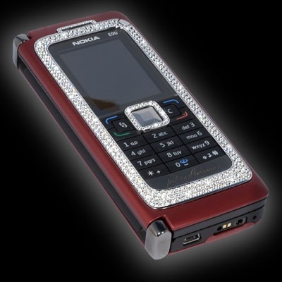 Diamond Studded Nokia E90 Cellphone