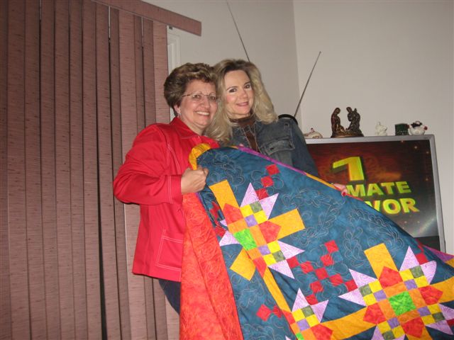Sherry gets her quilt