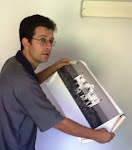 Peter holding a canvas print