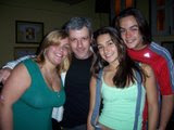 Alessandra, tio Bill, Bruna e Gabriel