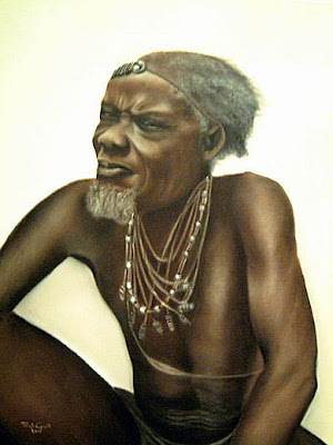Ancião, Toia Neuparth, pintora angolana