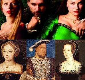 Mary Boleyn (Scarlett Johansson), Henry VIII (Eric bana), Ann Boleyn (Nathalie Portman)