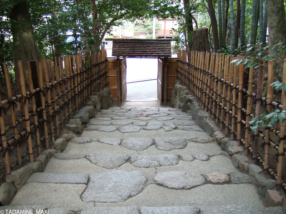 An exit of a serene temple, at Shisendo Temple, in Kyoto