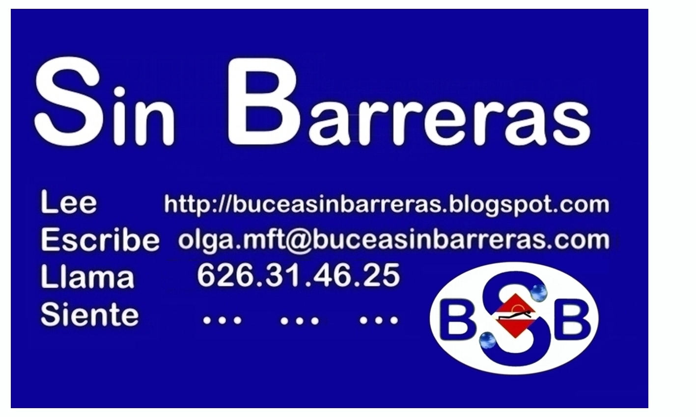 Contacta con B.S.B. - Bucea Sin Barreras