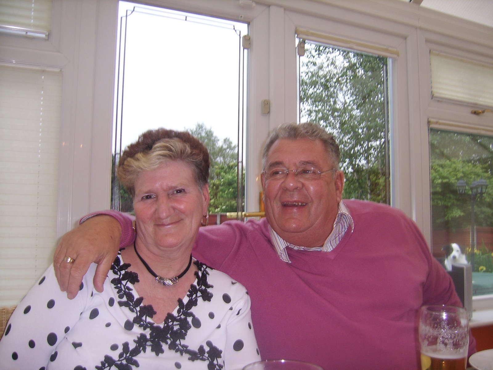 Betty and Tom , my sister and husband