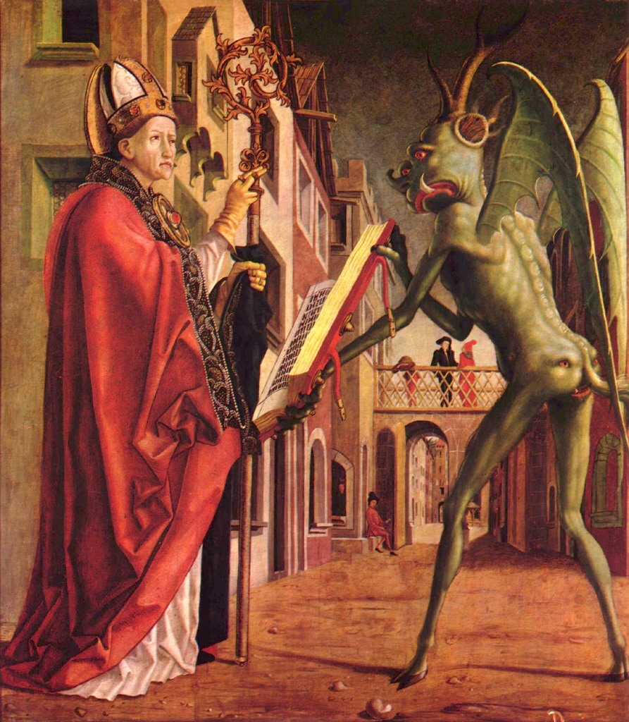 [St.+Wolfgang+and+the+devil.Pacher+1430-1498,+Michael,+Bruneck.jpg]