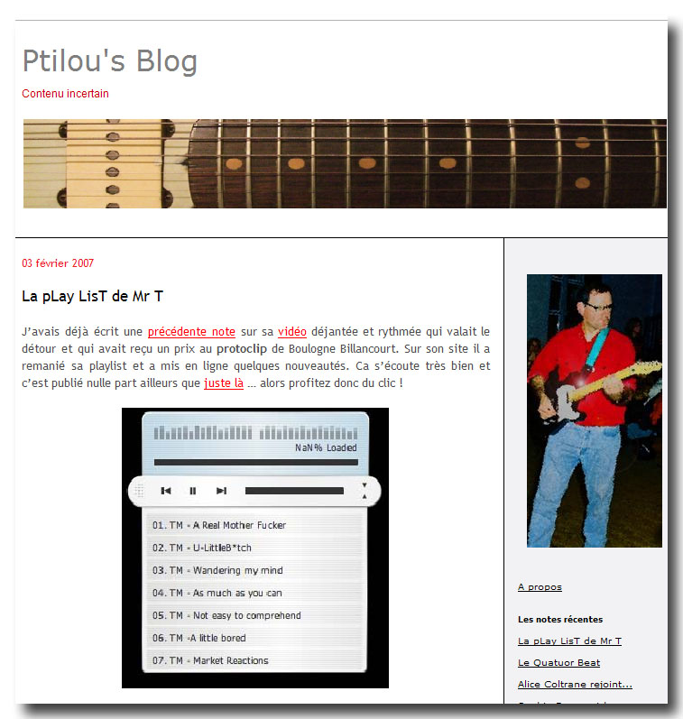 Lien vers le site web Ptilou's Blog