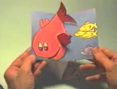 Como hacer una tarjeta popup de un simpatico pez