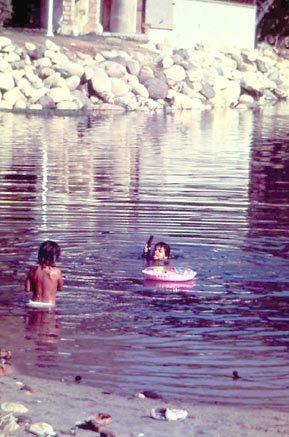 Kids in Lagoon