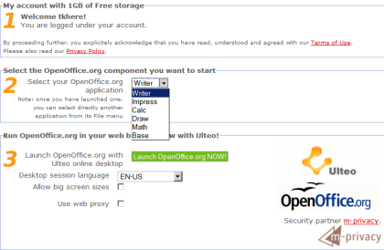 Online OpenOffice