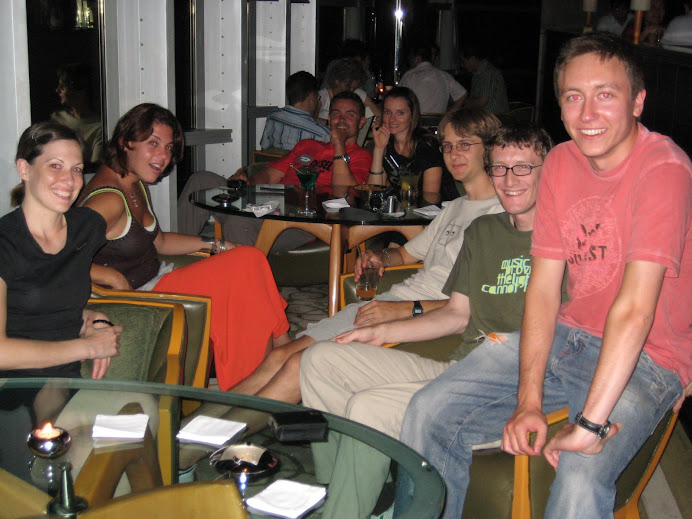 The group at Clound Nine bar