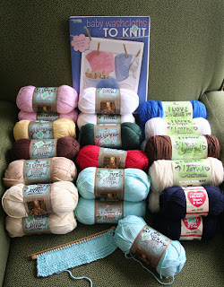 Wishing I was Knitting at the Lake: Yarn Bee's I Love this Cotton