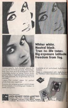Old Ad of Agfa photo paper
