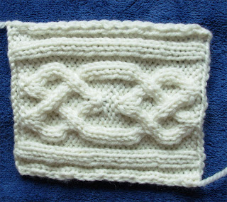 Celtic Knot Cable Stitch Knit Knitting Hand Chart Pattern