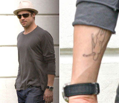Whad Does Brad Pitt's New Tattoo Represent? | Celeb Dirty Laundry