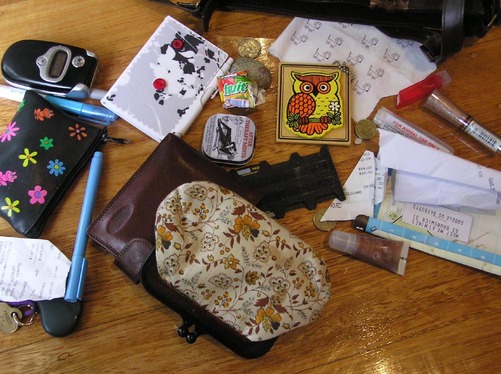 This is...the contents of my handbag
