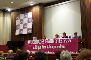 inauguracion jornadas 30anys feminisme PV