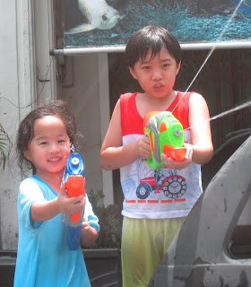 Songkran is great fun for kids