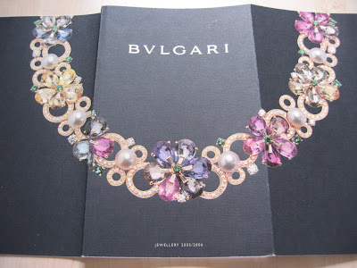bulgari sapphire flower necklace