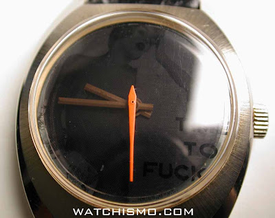 Time To F#%K - Vintage 1970 Erotic Mystery Message Watches