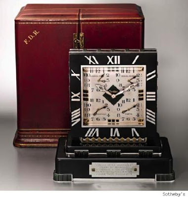 Franklin Delano Roosevelt's Cartier World Time Clock