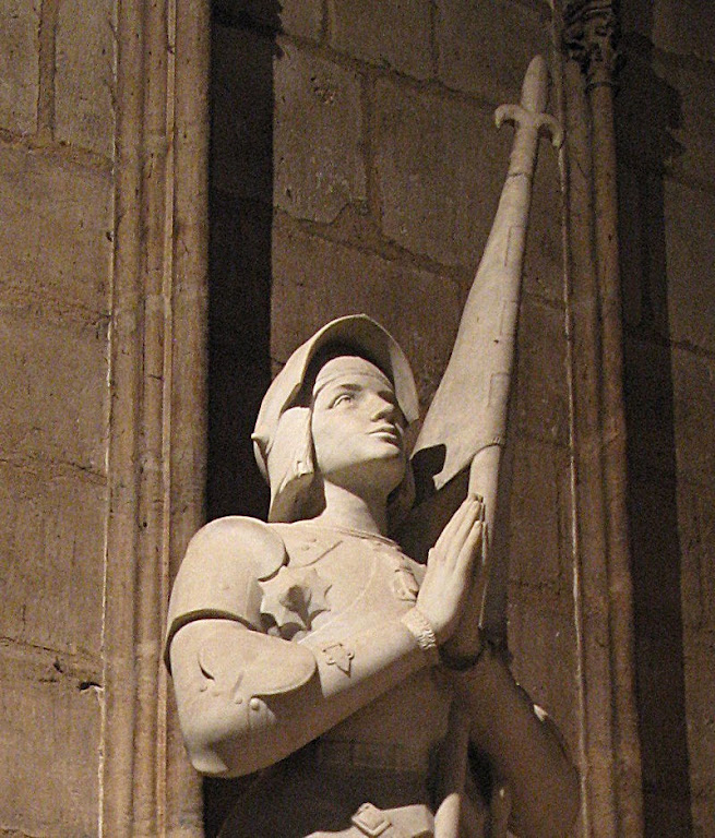 Santa Joana d'Arc, Notre Dame, Paris, Herois medievais