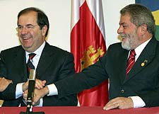 El Presidente Herrera, con Lula Da Silva