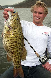 Huge Lake Eufaula smallmouth bass caught by Jason Elam is just shy of a new Oklahoma state record.