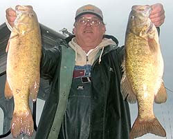 Lake Texoma fishing report from GW Chisholm of Trails Guide Service says the smallmouth bass bite is on!