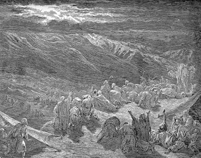"The Giving of the Law Upon Mt. Sinai" by Gustave Dore