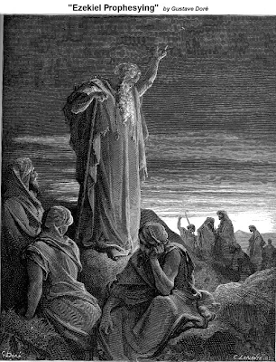Ezekiel Prophesying - Gustave Dore
