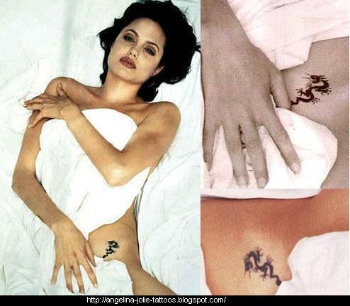 Angelin Jolie tatoos gallery