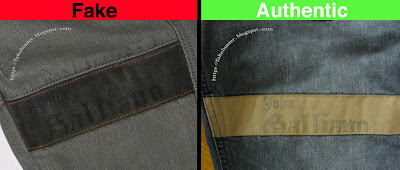 spot fake dsquared jeans